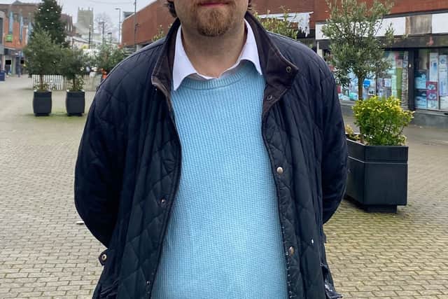 Erdington councillor Robert Alden in the high street. Photo: Alexander Brock