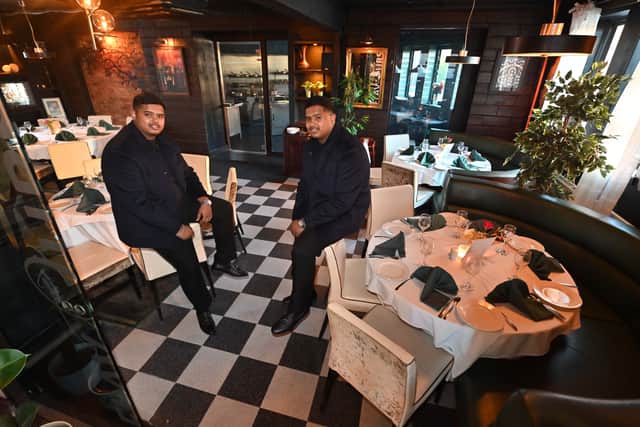 Twenty-year-old twins Sameen and Ishaan Ali in their new restaurant
