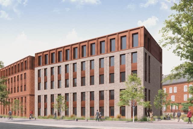 A visualisation of how the new Eastgate development in Stafford town centre could look. Image: Staffordshire County Council