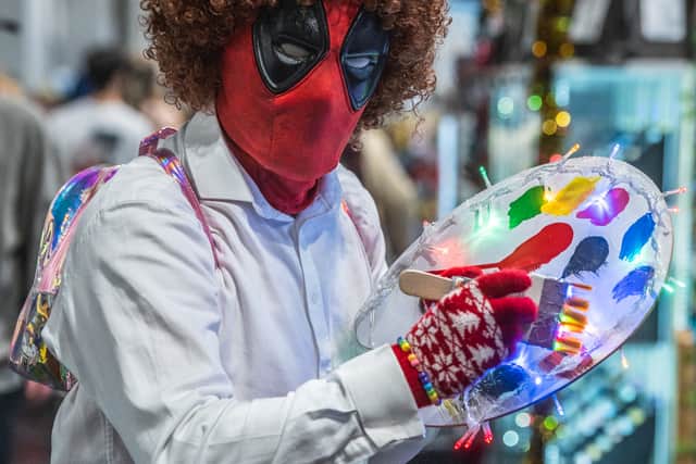 A Deadpool mixed with Bob Ross costume was one of the more creative costumes. Phot/o Ian Knight / Z70 Photography