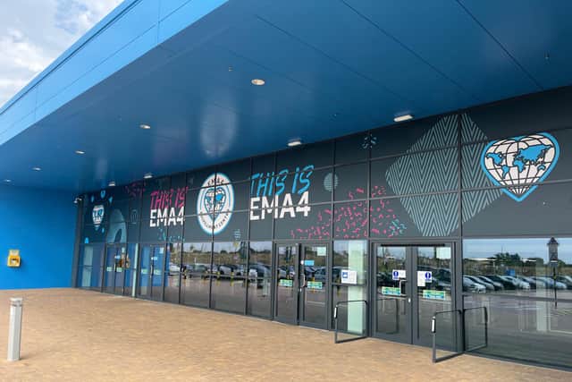The entrance to EMA4, Sutton Coldfield