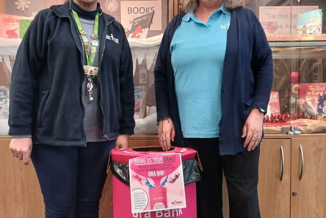 Jo Ahmed and Fiona Murray at Halesowen Library
