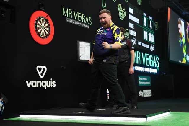 Luke Littler was on form, with 160 and 167 checkouts among the highpoints of his final win. Photo: Kieran Cleeves/PDC