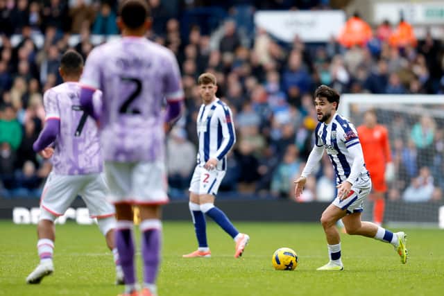 Alex Mowatt has been forced to go to the well and back in recent games with no other options available to Mason. (Photo by Adam Fradgley/West Bromwich Albion FC via Getty Images)