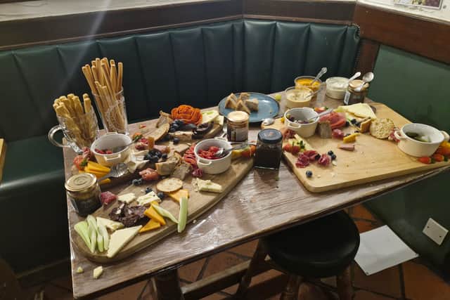 The cheese selection was a vast and tasty one