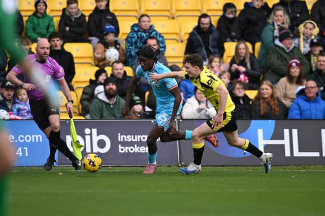 Jid Okeke impressed again for Walsall. (Owen Russell)