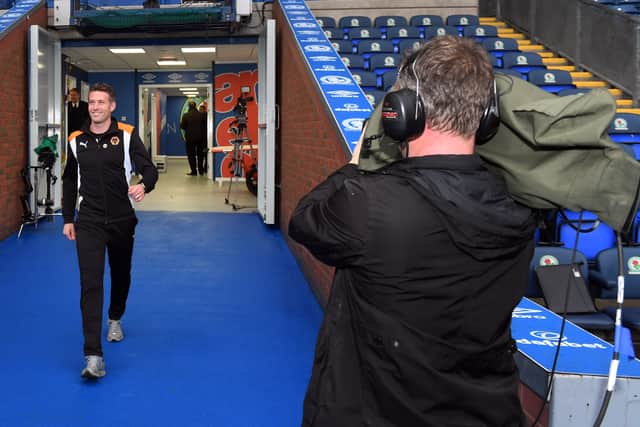 His first game in interim charge for Wolves at Blackburn. 