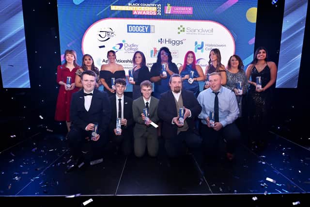 The winners of the Black Country Apprenticeship Awards 2025 at The Copthorne Hotel, Brierley Hill