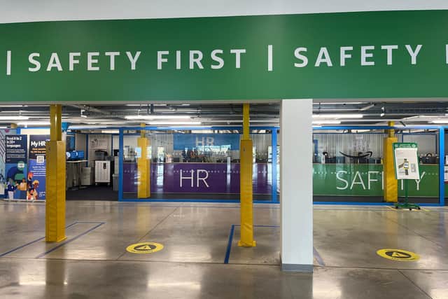 Inside the Amazon fulfilment centre, Sutton Coldfield