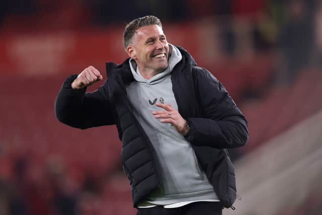 Edwards leaves the Riverside Stadium with Middlesbrough sitting second in the Championship. (Photo by George Wood/Getty Images)