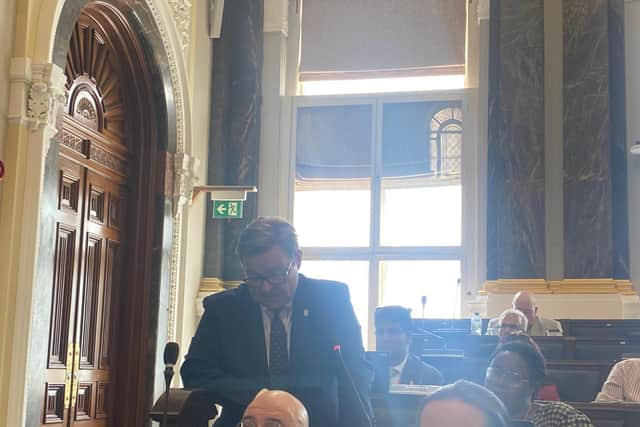 Councillor John Cotton, leader of Birmingham City Council, at a meeting on Tuesday, July 8. Credit: Alexander Brock. Permission for use for all LDRS partners.