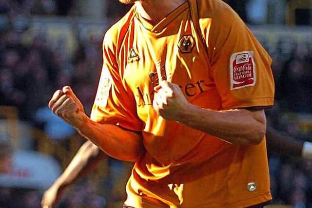 Rob Edwards during his playing days with Wolves.