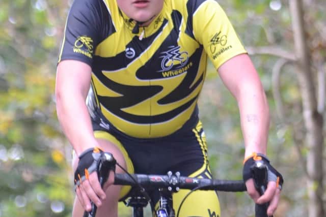 U16 rider Charlie Beech