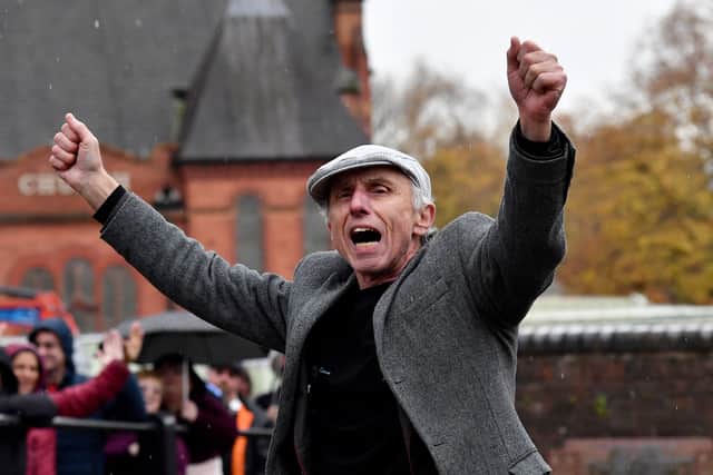 Musician Billy Spakemon sang at the unveiling. Photo: Tim Thursfield