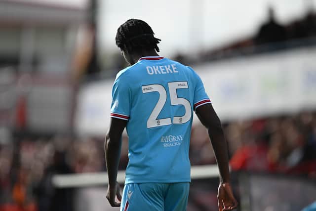 Jid Okeke made his first league start for Walsall in the 1-0 defeat at Cheltenham last weekend.