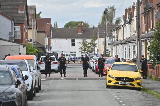 Two men died following the shooting on Leicester Street