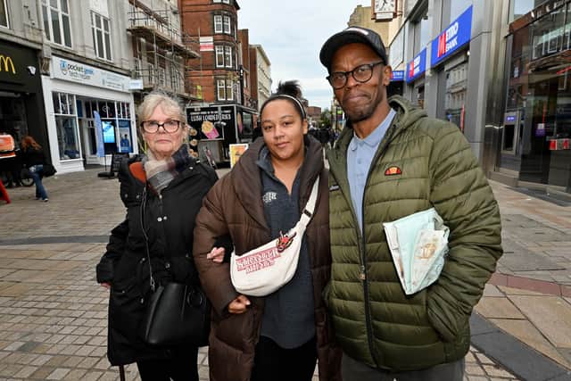 Sheila, Victoria and Austin Whitehorn, said that they would not walk around Wolverhampton at night time