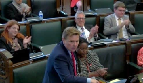 Council leader John Cotton said the council is 'shocked and saddened' by the killing