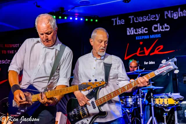 (L to R) Steve Walwyn, Horace Panter and Ted Duggan. Picture: The Dirt Road Band