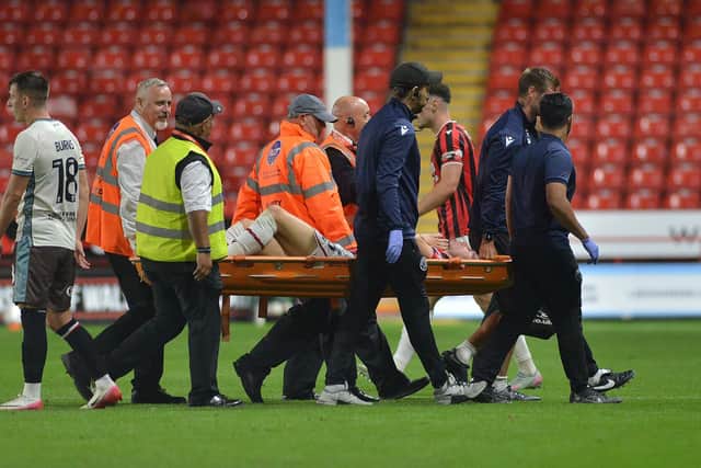 Mason Hancock has not featured for Walsall since dislocating his knee in August.