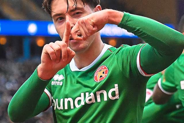 Isaac Hutchinson won Walsall's Player of the Season award, after finishing as their top goal scorer in 2024-25.