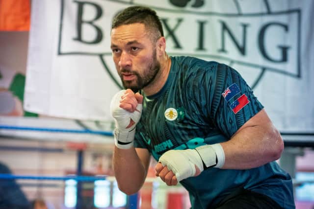The World Heavyweight Boxing Champion is currently training for a huge fight this month