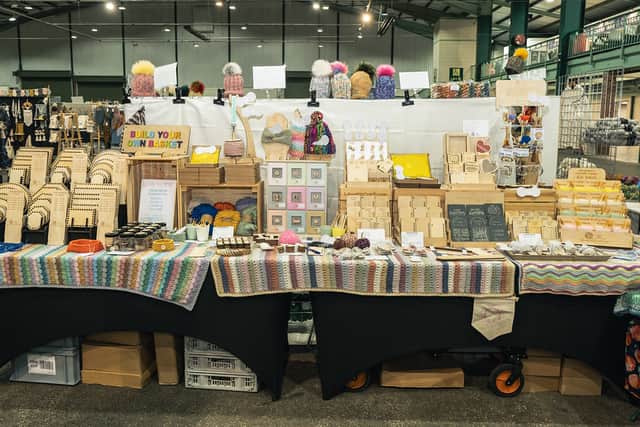 Stalls at the Stafford Wool Gathering. Photo: Ian Knight / Z70 Photography