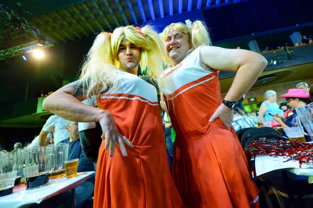 Cheer we go! Dave Holford and Gary Hollingworth in 2017