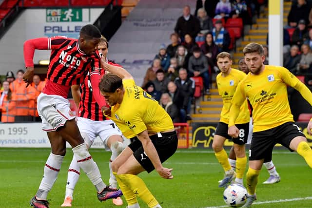 Daniel Kanu scored his fourth goal of the season for Walsall.