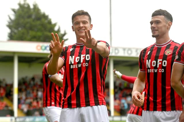 Walsall defender Harrison Burke has made 18 appearances in League Two so far this season.