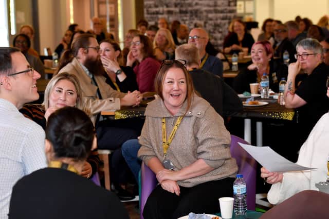 Staff and former staff members from City of Wolverhampton College held a get together to celebrate Paget Road Campus, which is closing.