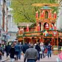 Birmingham's German Market is a colourful and vibrant one, with lots of unique decorations