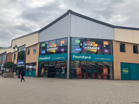 Poundland in Digbeth in Walsall's St Matthew's Quarter near George Street