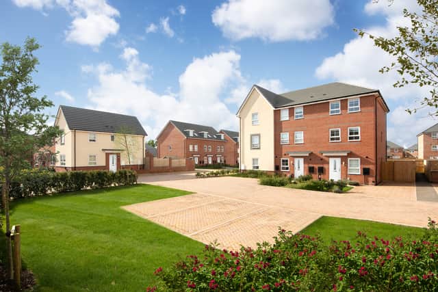 A street scene at Barratt Homes' Waterside development