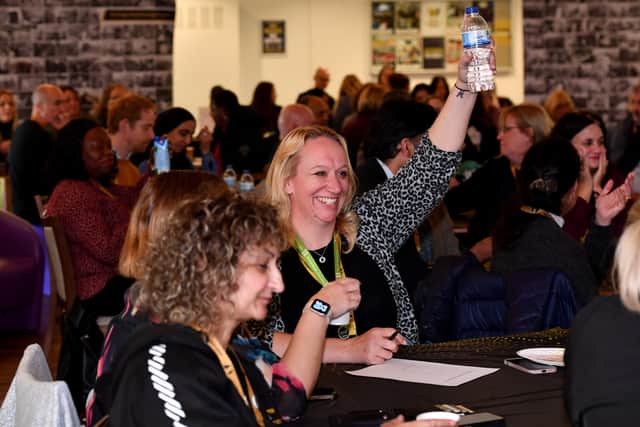 Staff and former staff members from City of Wolverhampton College held a get together to celebrate Paget Road Campus, which is closing.