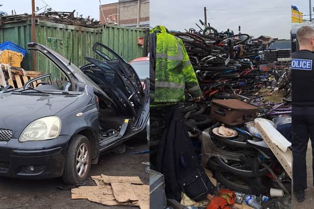 Some of the horde which was discovered at the site in Smethwick