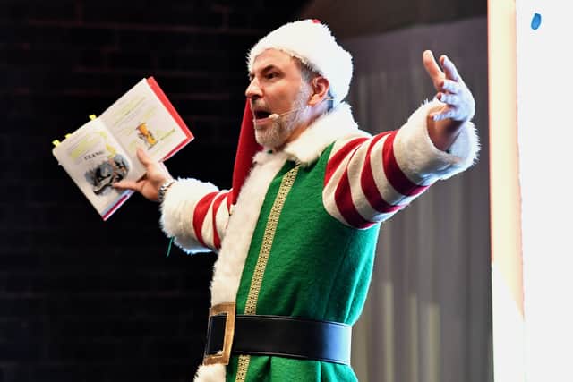 David Walliams read snippets from his previous books, including Ratburger and Gangsta Granny. Photo: Tim Thursfield