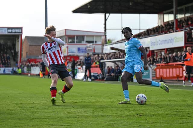 Jid Okeke made his first league start for Walsall. (Owen Russell)