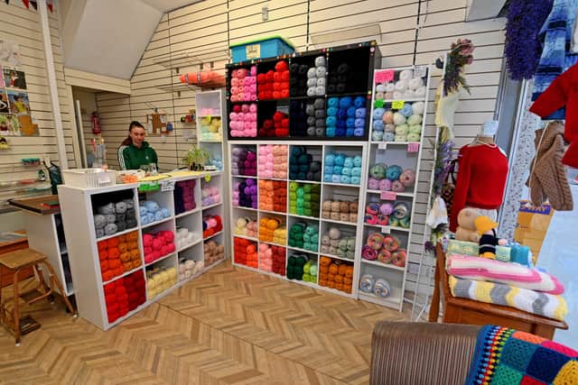 Inside Castle Crafts, in the Fountain Arcade, Dudley. Photo: Tim Thursfield