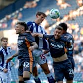 Caleb Taylor making his 12th and final senior appearance for Albion in August's penalty shootout defeat to Derby in the EFL Cup. (Photo by Adam Fradgley/West Bromwich Albion FC via Getty Images)