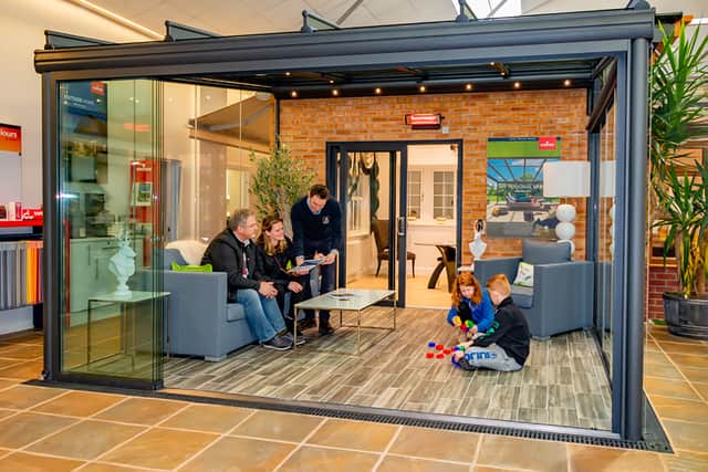 The Worcester showroom of 5 Star Windows & Conservatories