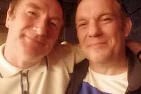 Mark Townsend, the Albion fan who lost his life at Sheffield Wednesday's Hillsborough ground, with brother Steve Townsend