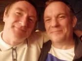 Mark Townsend, the Albion fan who lost his life at Sheffield Wednesday's Hillsborough ground, with brother Steve Townsend