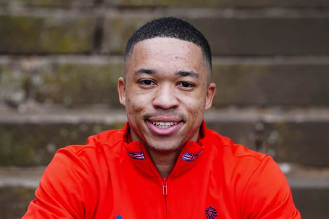 Joe Fraser during the Team GB Paris 2024 team announcement at the Lilleshall National Sports Centre