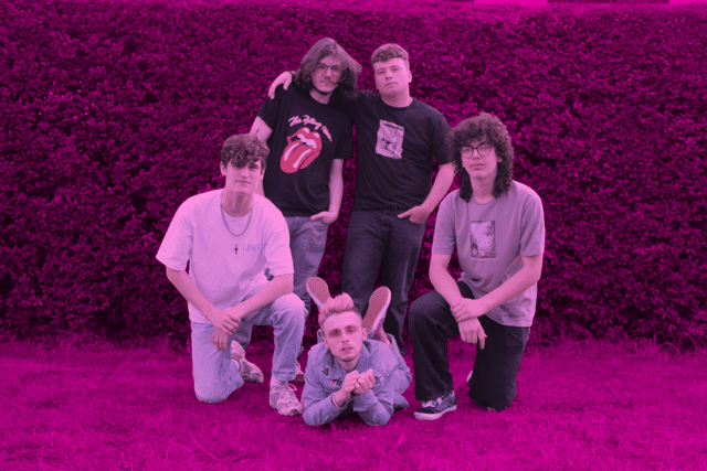Josh with members of 'The Lost'