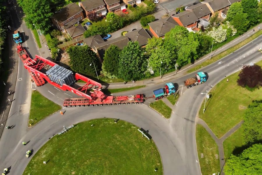 Abnormal Load Driver Drivers warned as abnormal load makes its way on A34 through Staffordshire