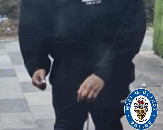 Do you know this man? Police wish to talk to him following a fight in Walsall