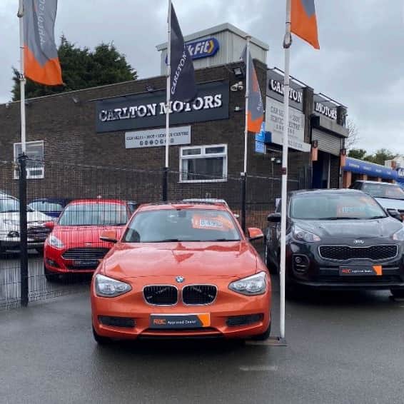 The existing Carlton Motors garage in Wednesbury