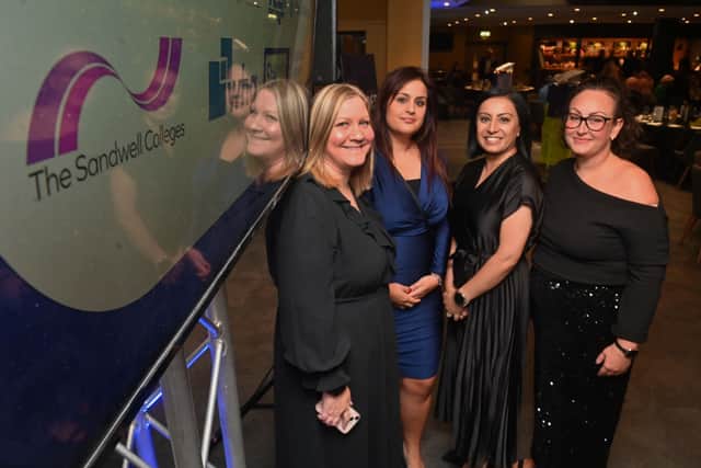 The Sandwell College Team who sponsored the Young Star award in 2025: Claire Williams, Nisha Sroa, Navjot Kaur, Amie Banford