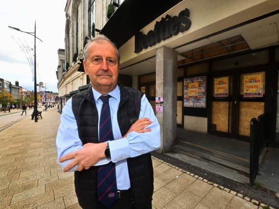 Henry Carver is calling for action with the former Beatties building